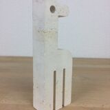Fratelli Mannelli giraffe paperweight in travertine