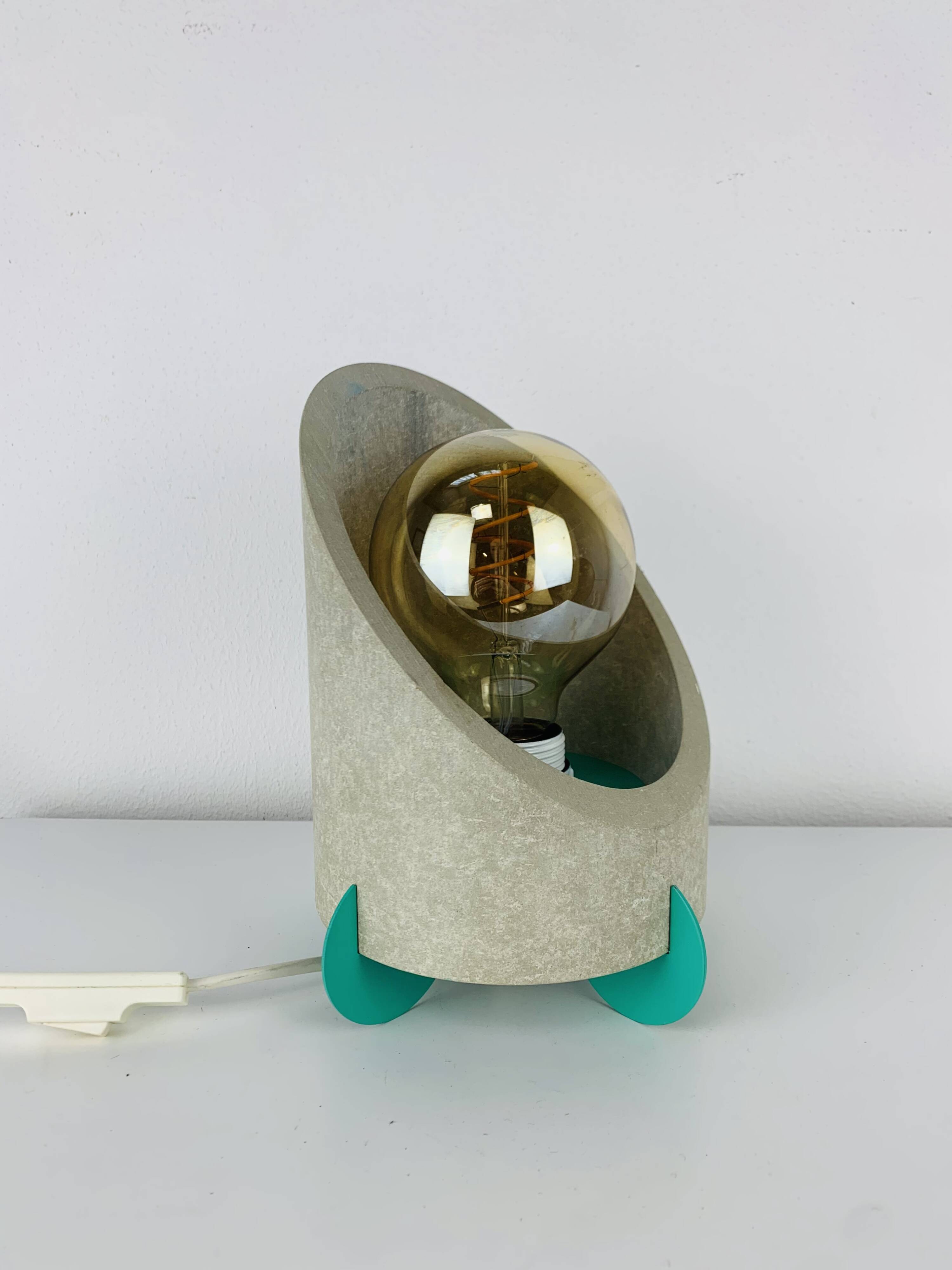 Postmodern lamp from the 80s, Memphis style.