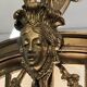 Joli lustre XIXe de style Louis XVI en bronze doré