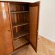 Antique 3-door Art Deco wardrobe in mahogany and marquetry