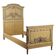 Antique neoclassical beech lacquered bed, manufactured by Luigi Gatti, 20th century.