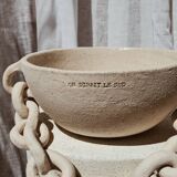 "Aegean" cup with chains
