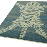 Turkish Handknotted Wool Tiger Rug  143 cm x 193 cm