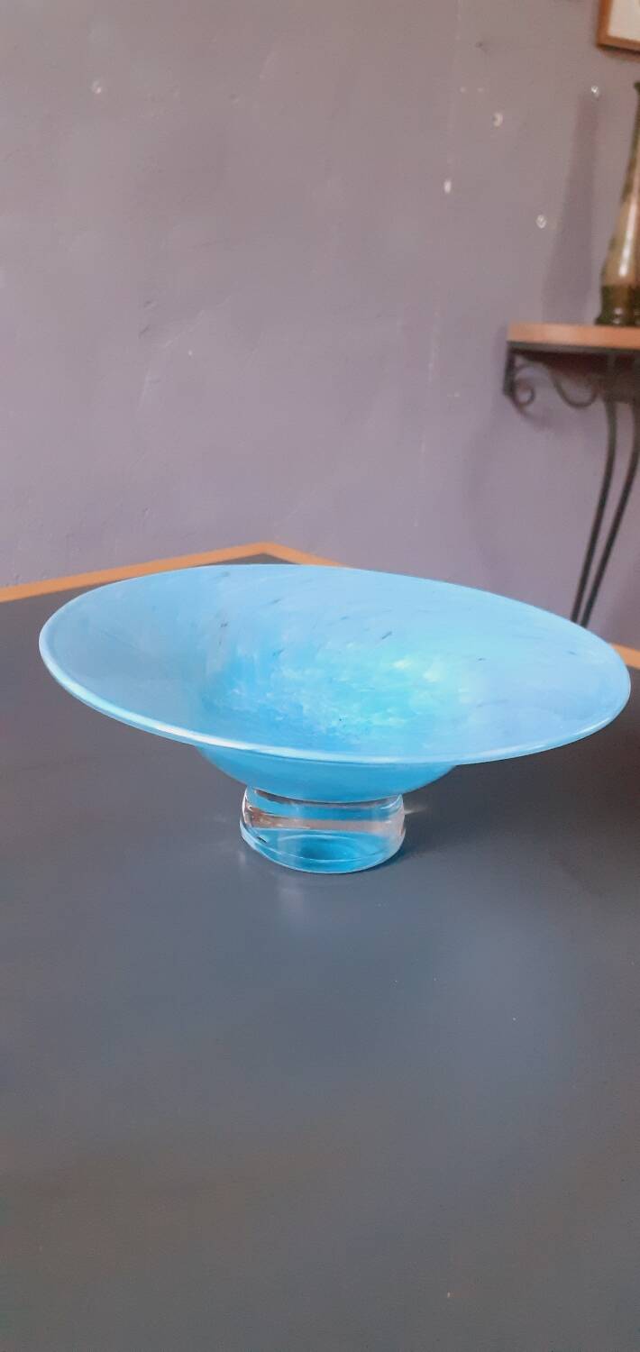 Blown glass paste cup from the 60s