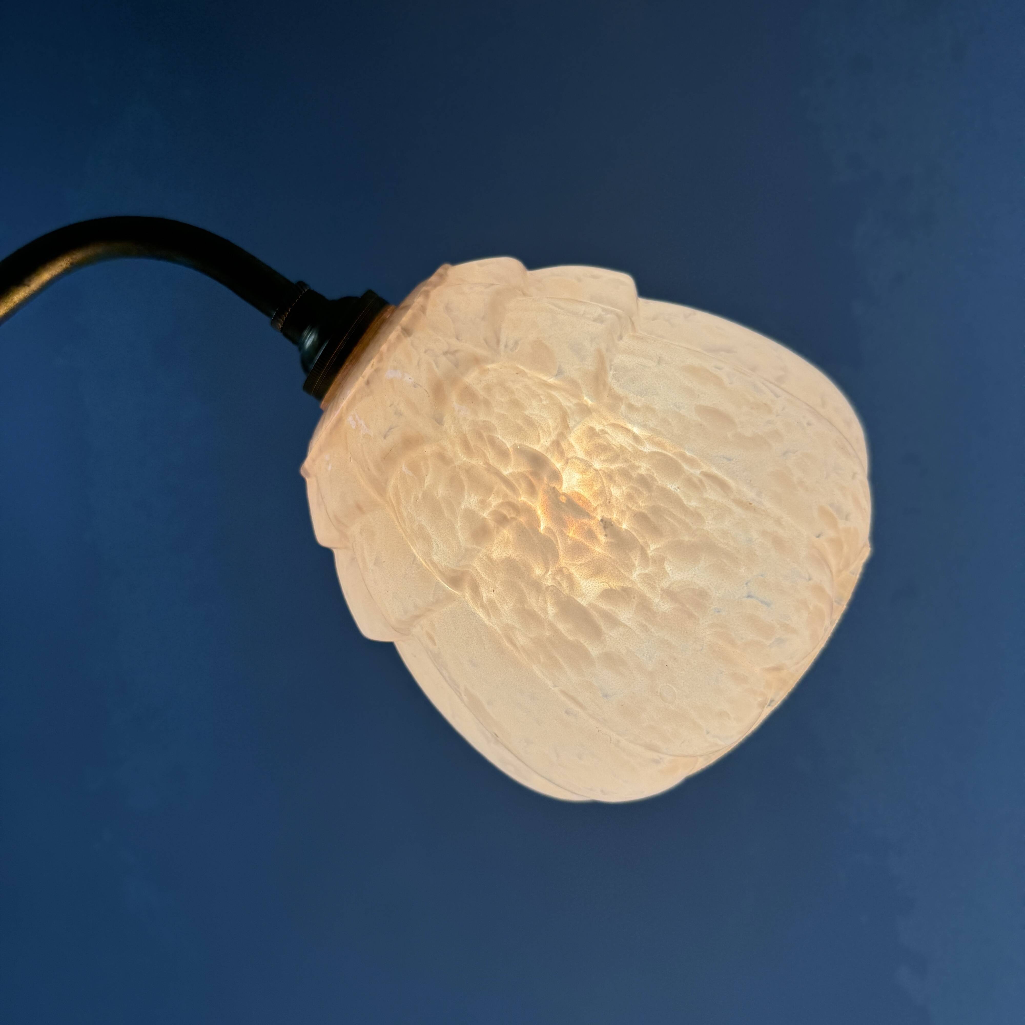 OLD ART-DECO SWAN NECK WALL LIGHT