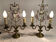 Pair of brass girandoles