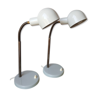Ensemble de 2 lampes Raak Amsterdam style vintage