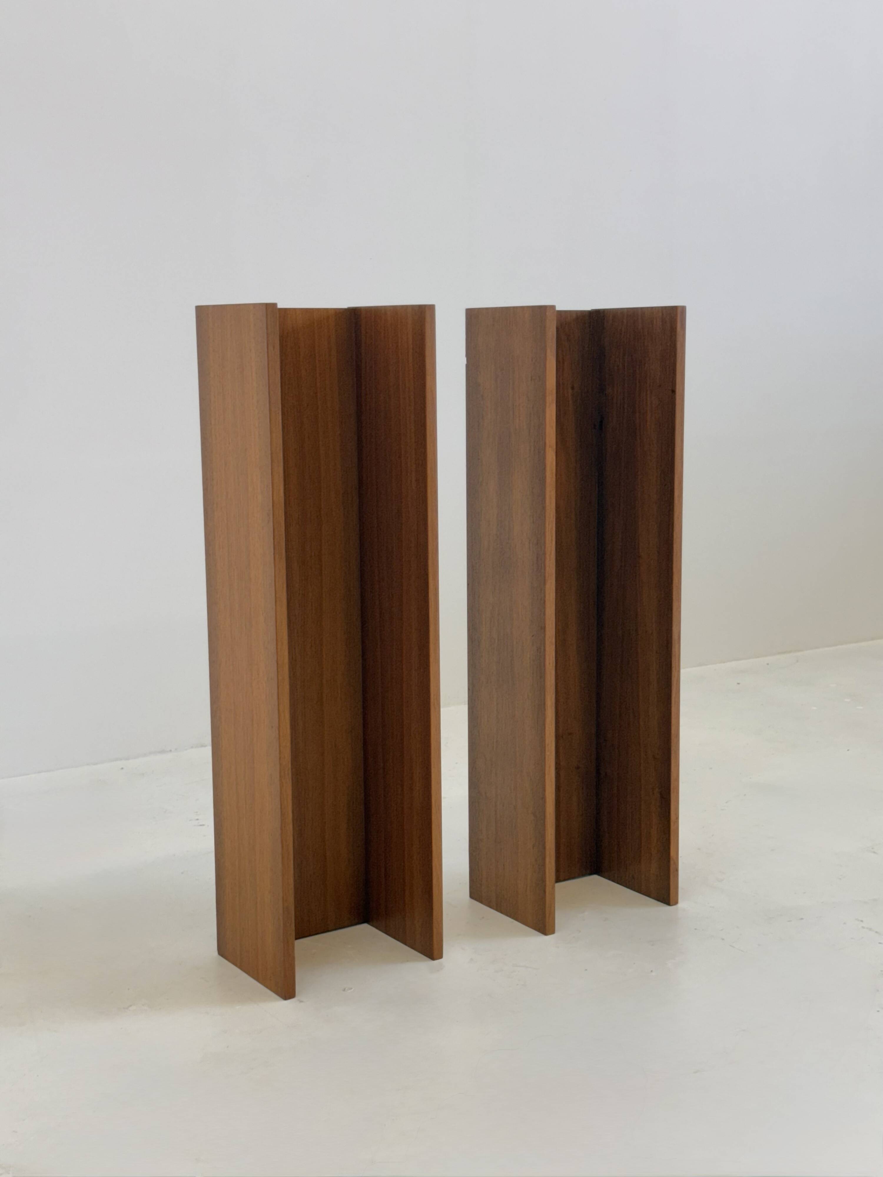 Set of two Danish Teak Wall Shelves Mid-Century