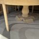 Solid oak farmhouse table with extensions