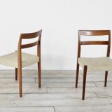 Set Of 4 chairs by Nils Jonsson For Troeds Swedish in Stunning Teak