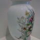 Vase blanc en opaline
