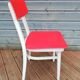 Lot de 4 chaise et une table vintage , années 70