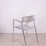 Aluminium stackable chair by Jorge Pensi for Amat 3, 1980