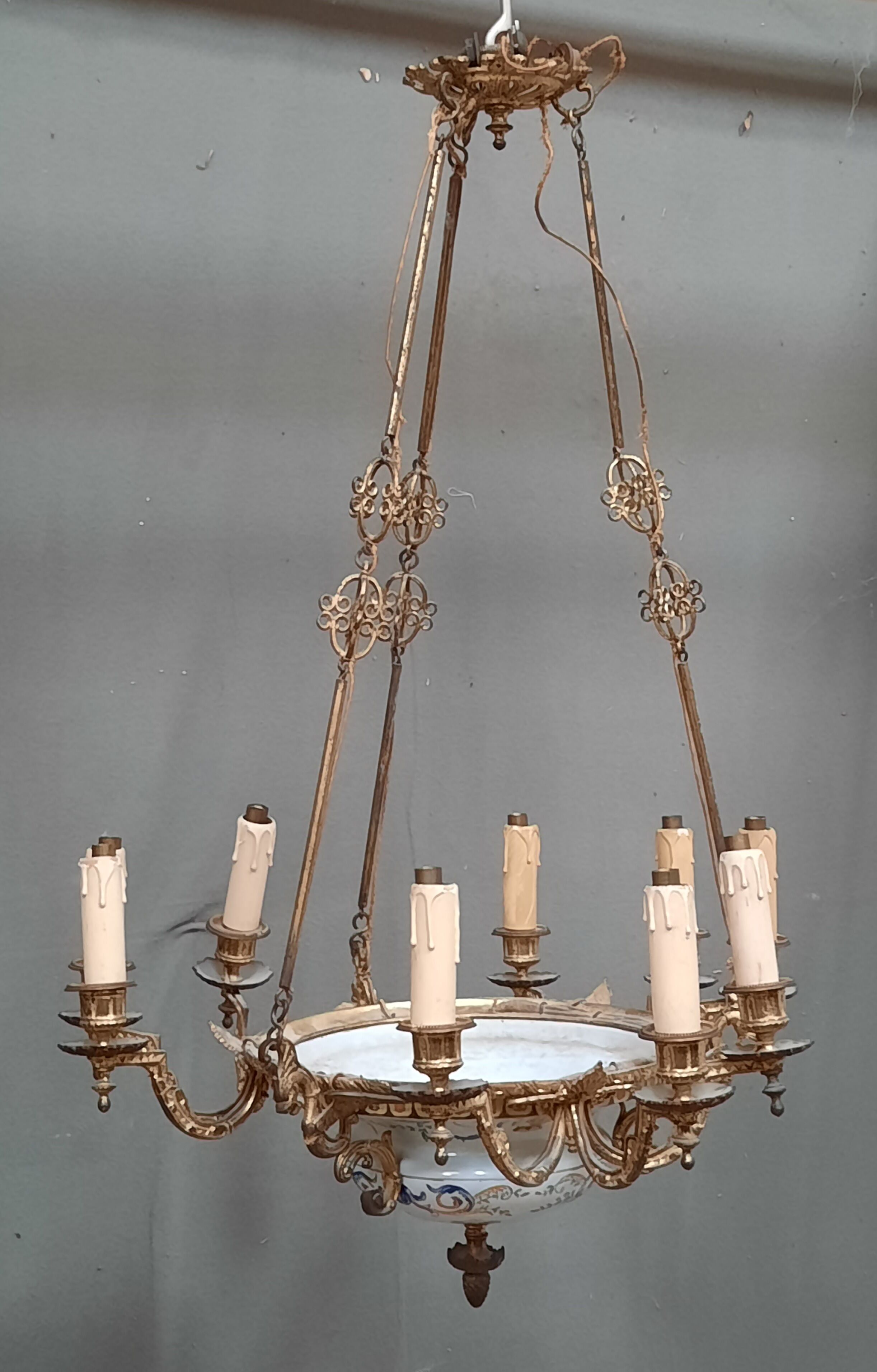 Suspension à 9 lumière