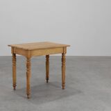 Table d'appoint en hêtre provençal rustique, France, vers 1850