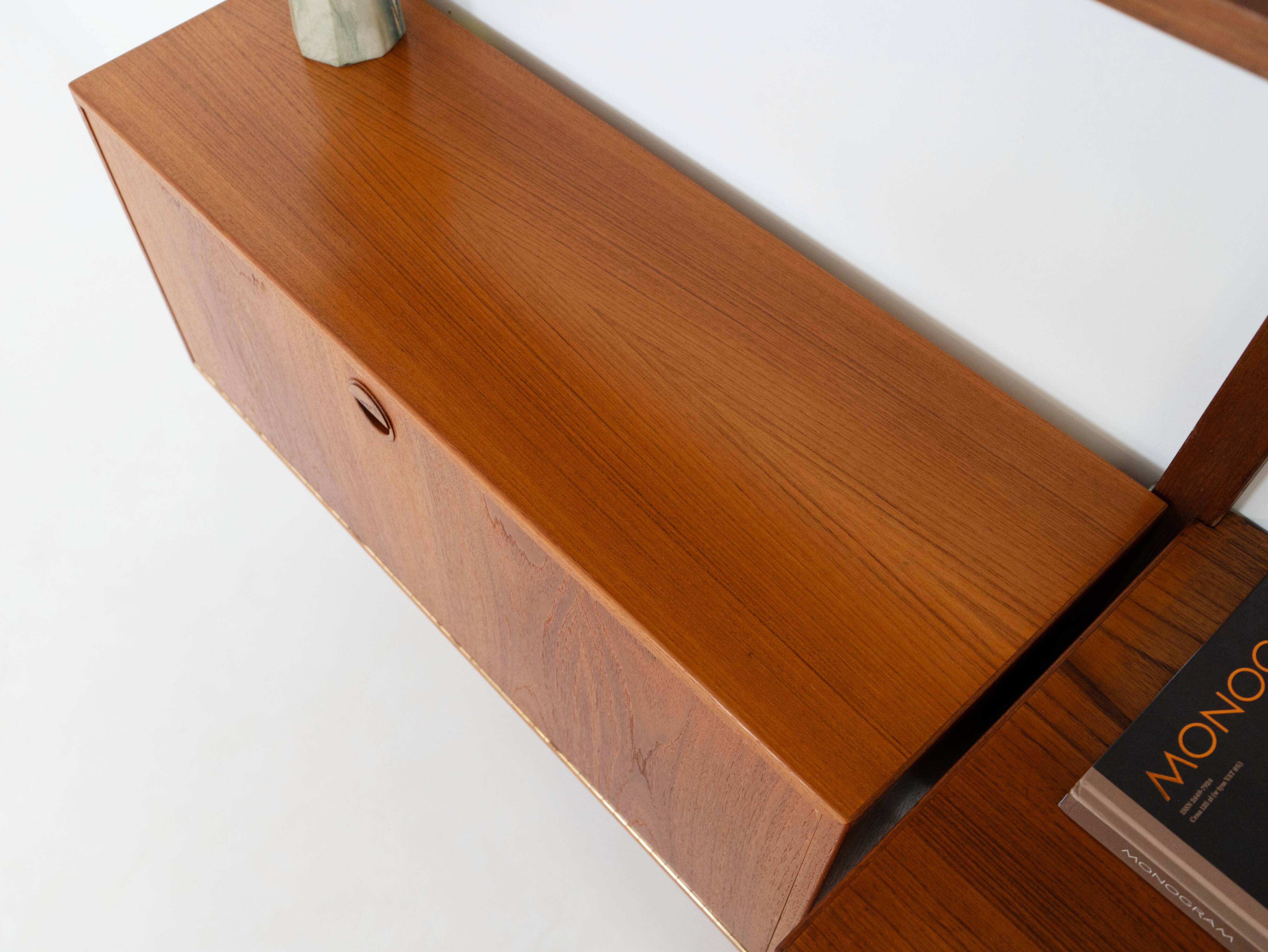 Étagère modulaire en teck, conçue par Rud Thygesen et Johnny Sørensen, HG