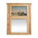 mirror trumeau and landscape painting – Faux marble decor –