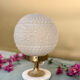 Art Deco lamp from the 1930s with a floral globe.