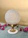 Art Deco lamp from the 1930s with a floral globe.