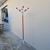 Vintage 1970s parrot coat rack with balls