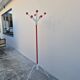 Vintage 1970s parrot coat rack with balls