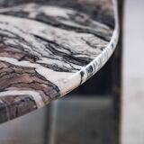 Eye-shaped marble coffee table by Roche Bobois, 1970