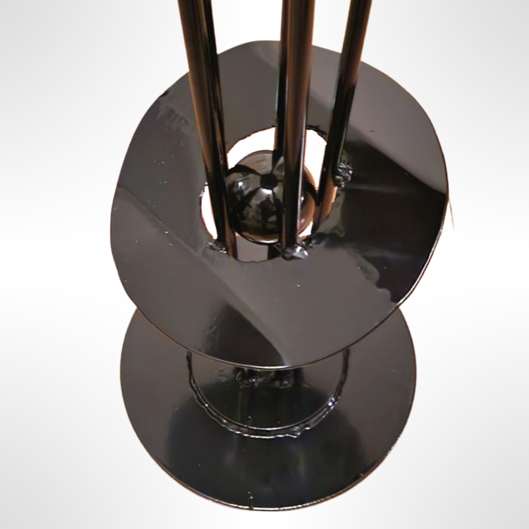 Metal post modern bar stools set of 4, Belgium 1980s