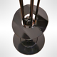 Metal post modern bar stools set of 4, Belgium 1980s