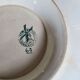 Piedouche plate Terre de fer