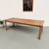 Table de ferme en hêtre XL
