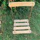 Set of 3 folding garden chairs