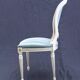Lot de 3 chaises médaillon style Louis XV