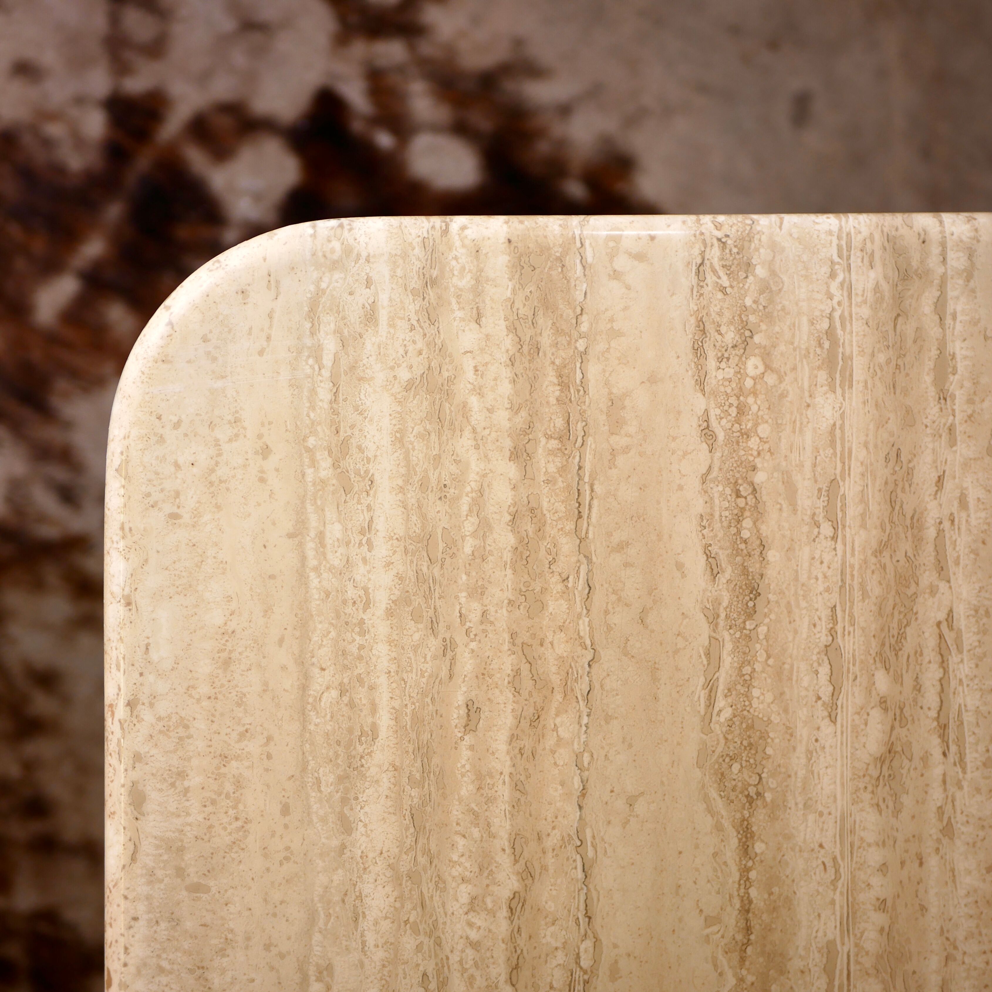 Travertine coffee table from the 70s