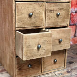 Old small furniture with hardware drawers