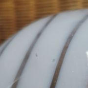 Globe lamp Italy marbled decoration space age