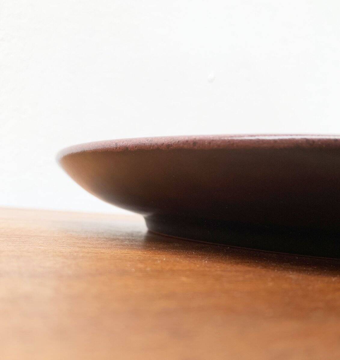 Vintage German ceramic wall plate from Keramik Manufaktur Kupfermühle, 1970s.