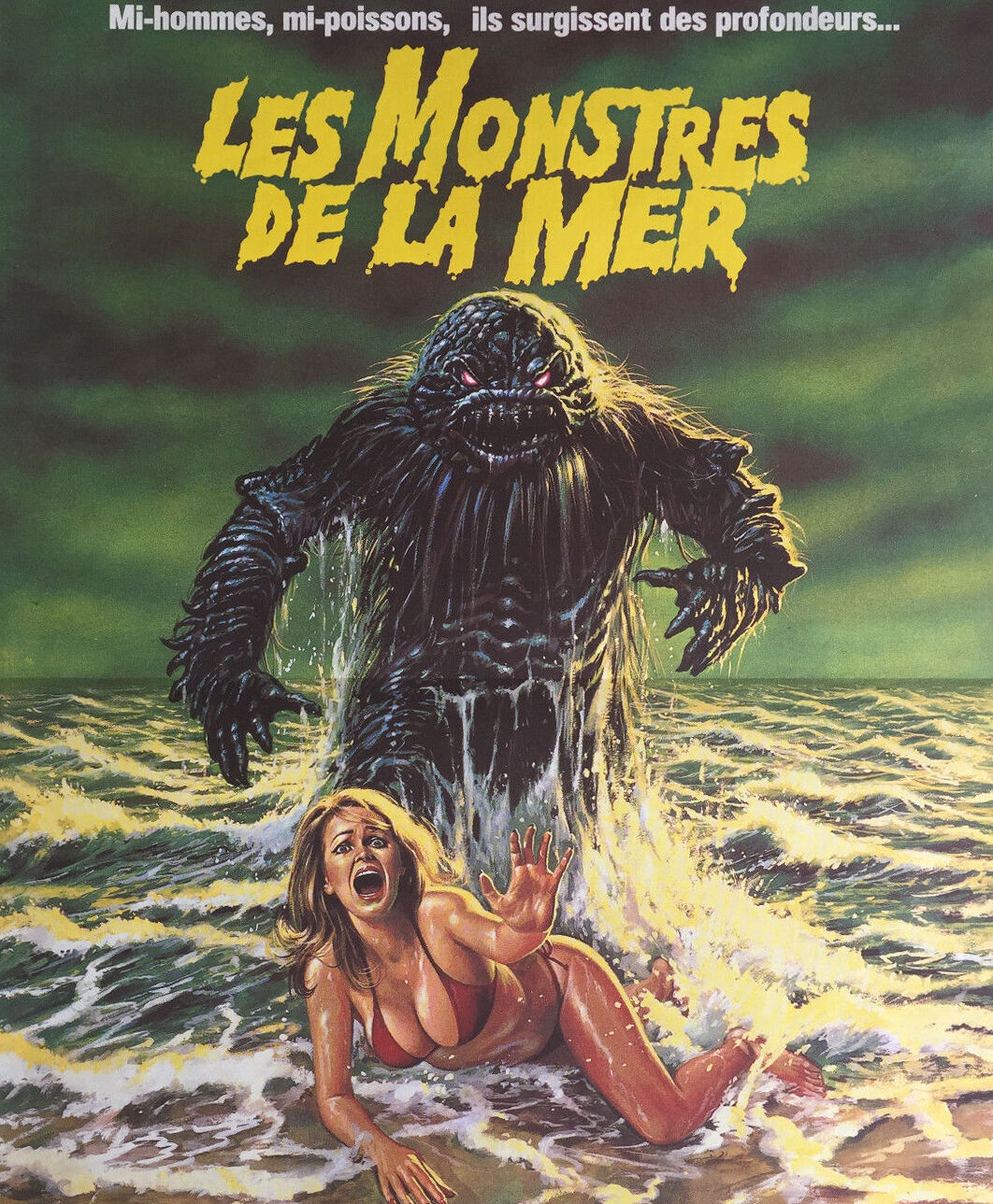 Original cinema poster "The Monsters of the Sea" 40x60cm 1980