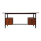 Bureau en acajou, design italien, années 1970, production : Italie