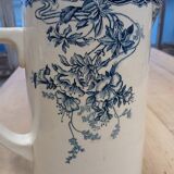 Old Longwy water pitcher/jug