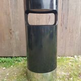 Porte parapluie poubelle kartell 4610-50 design gino colombini noir & inox #a658