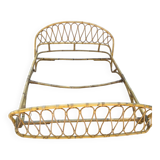 Woven bamboo basket