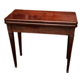 Game table board wallet sofa back mahogany console Napoleon III