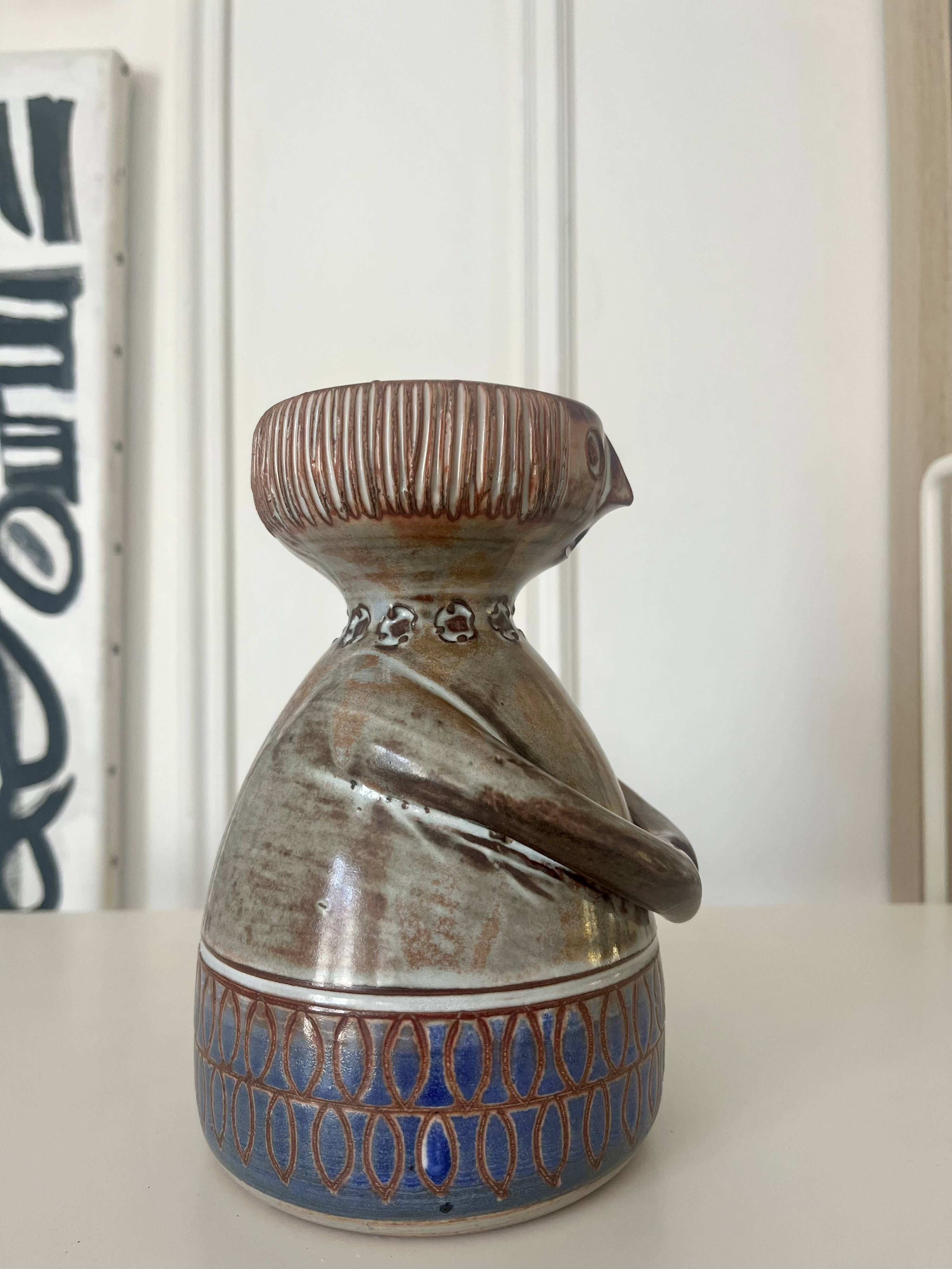 Vase anthropomorphe en céramique