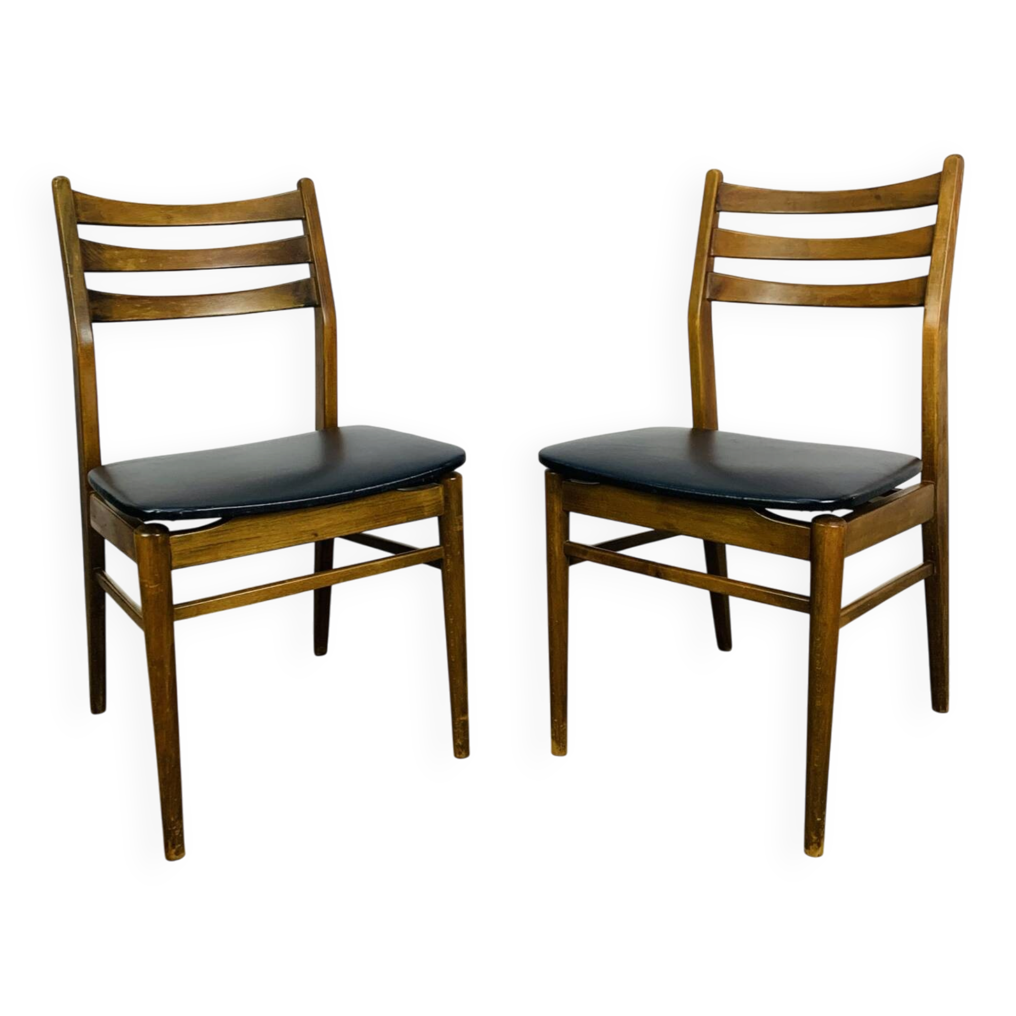 Paire de chaises scandinaves années 60