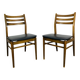 Paire de chaises scandinaves années 60