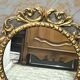 Vintage Round Wall Mirror Ornate Gold Rococo – Elegant 20th Century Piece