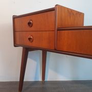 Teak Entrance Cabinet 3 Drawers By Talgø, Scandinavian Mid-Century 1960s