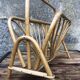Rattan magazine holders