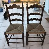 Straw chairs