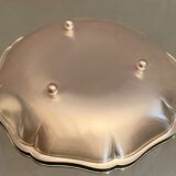 Metal dish with starry decoration